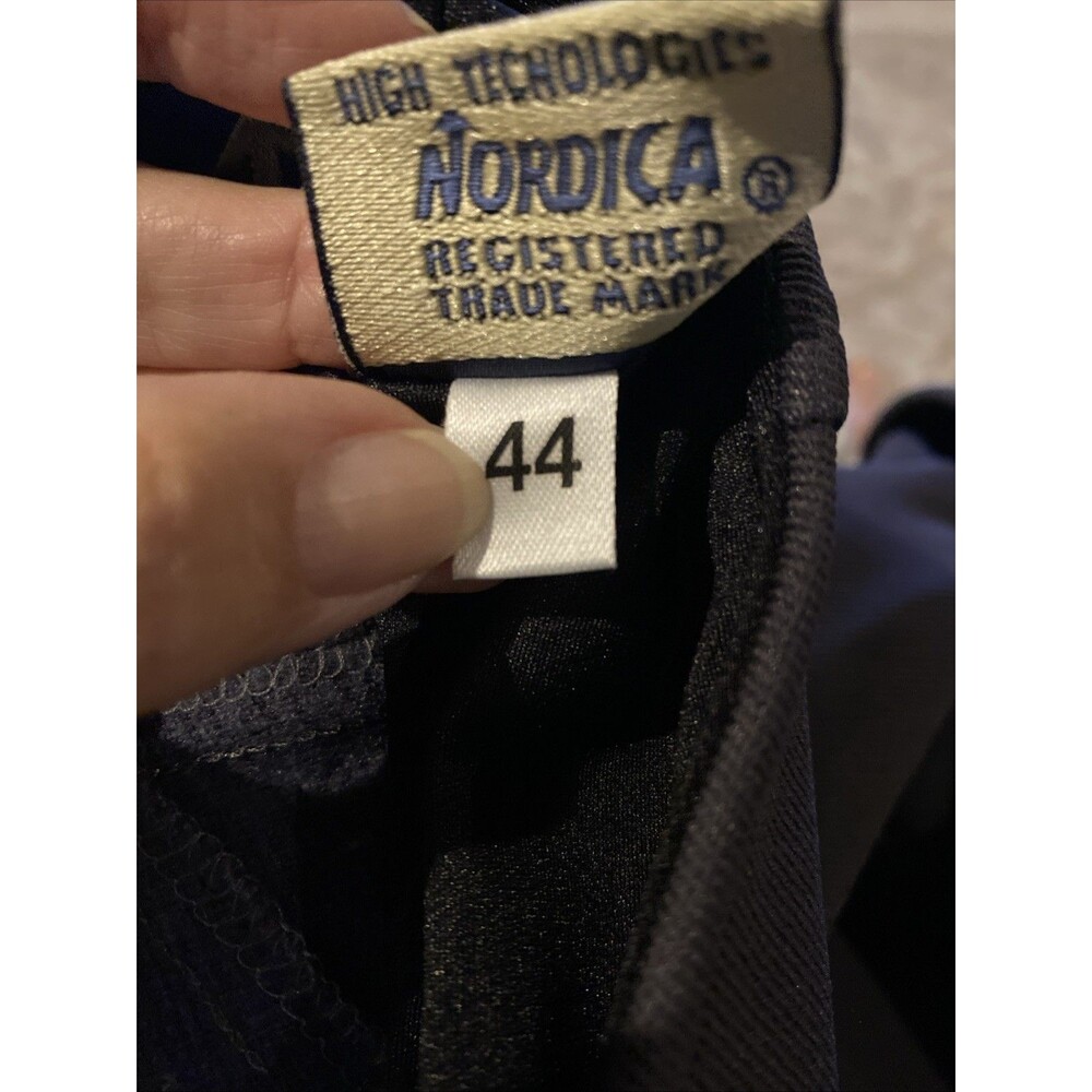 Vintage Nordica‎ Technical Women’s Stirrup Winter Pants Italy size 44/ 10 Black - Picture 12 of 13